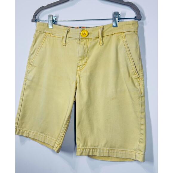 Levi Twill Yellow Shorts Denim Shorts Colorful Casual Mom Preppy Women's Size 6 - Picture 5 of 7